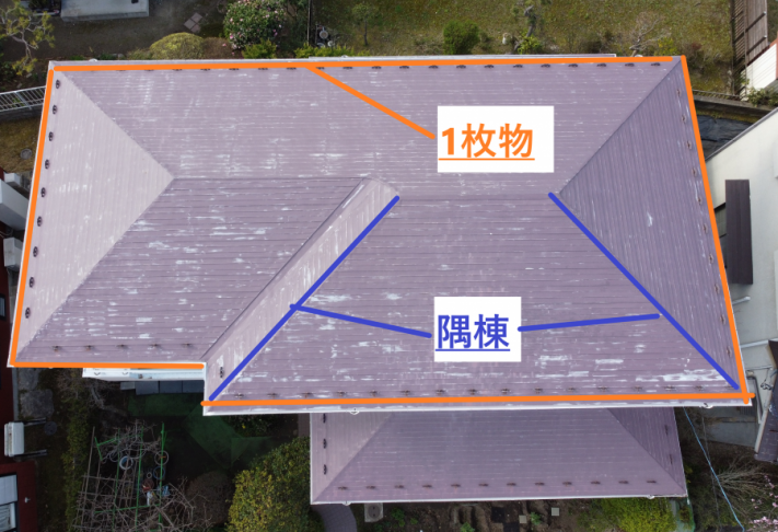 真上から見た建物