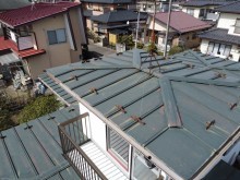 二階屋根写真