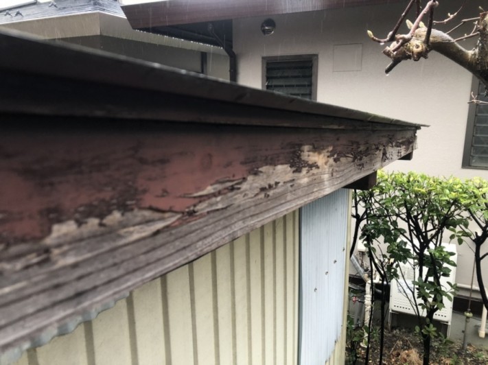 物置小屋破風