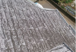 屋根カバー工法施工前の状態