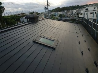 トップライト周辺の防水処理