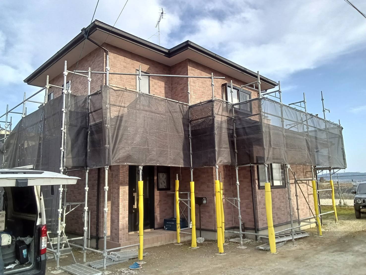 涌谷町Ｓ様　板金カバー工法で葺き替え工事をしました。