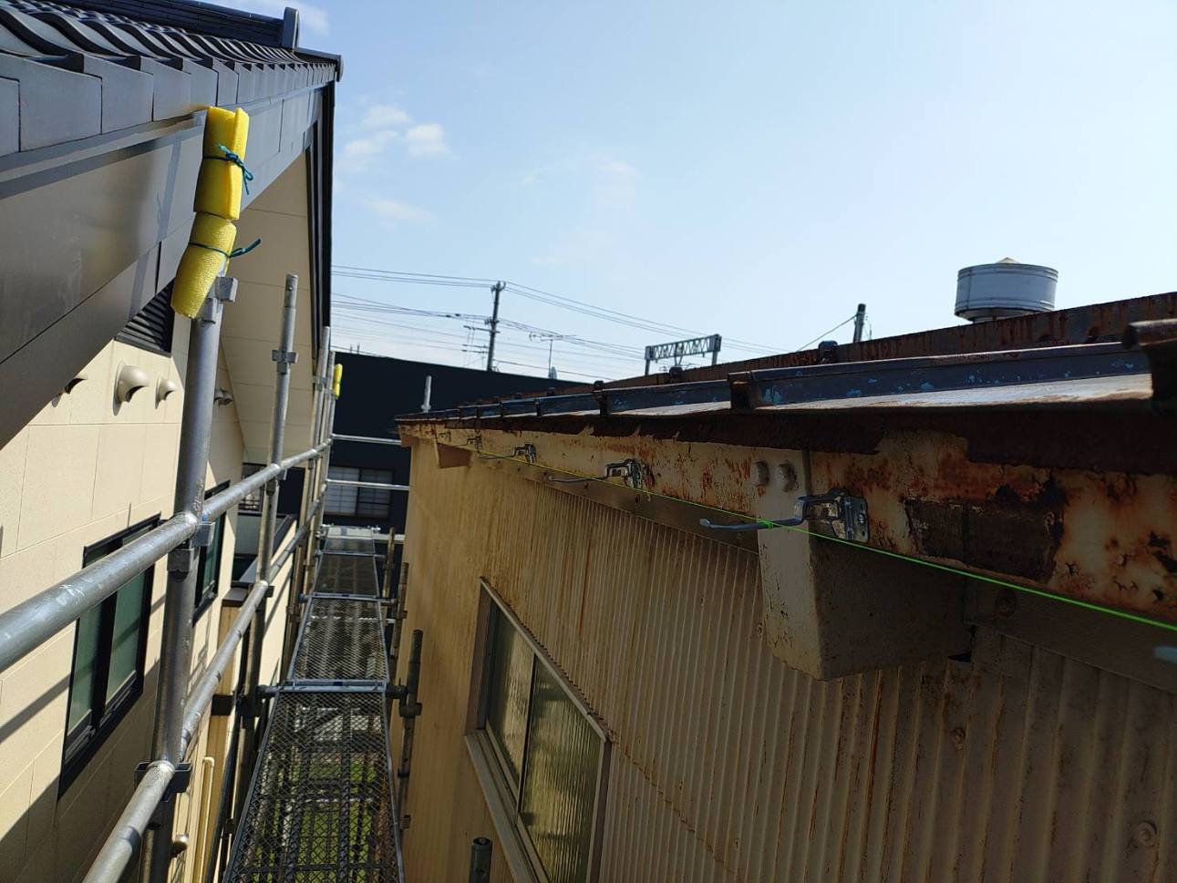北浜　金具施工