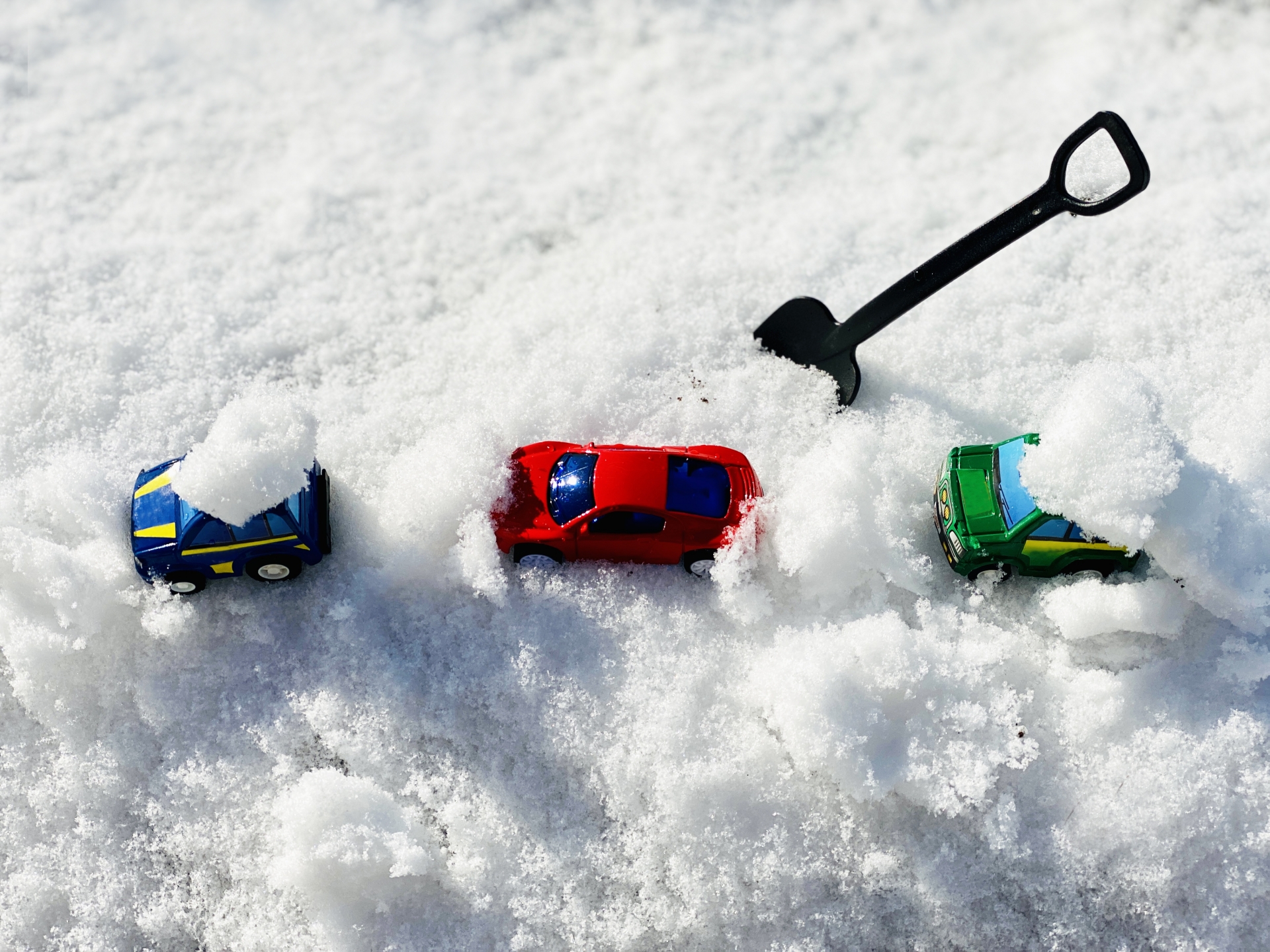 雪とミニカー
