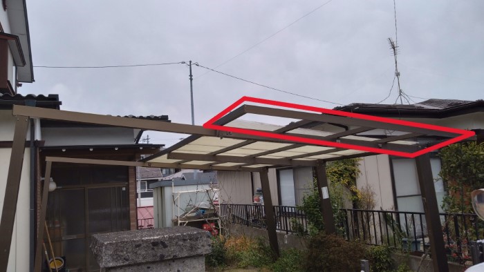 波板施工前2