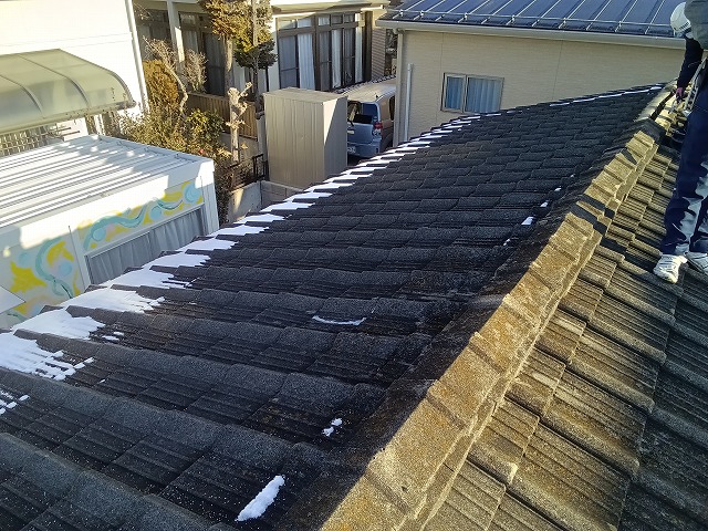 屋根全体の老朽状況