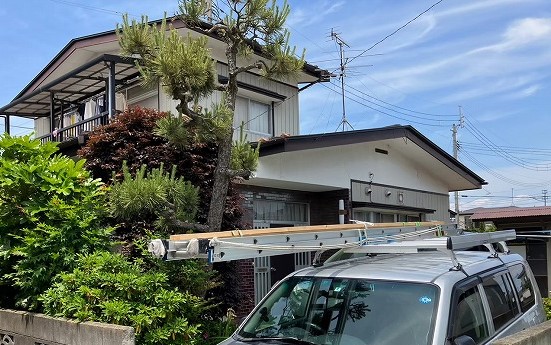 仙台市太白区で屋根・外壁メンテナンスのご相談をいただき、調査にお伺い致しました